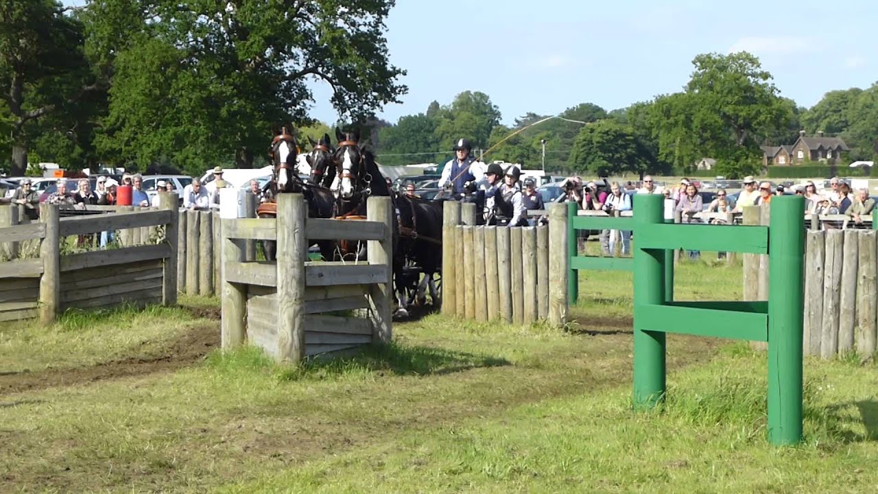 63 Mark Broadbent GBR), FEI Horse Fours, Sandringham Horse Driving Trials 2013, Marathon O1