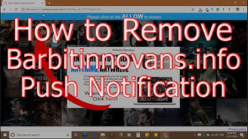 How to Remove Barbitinnovans.info Pop-up Notifications from Browsers