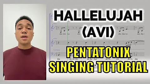 Hallelujah (AVI) - Pentatonix Singing Tutorial w/ Sheet Music #PTXRay