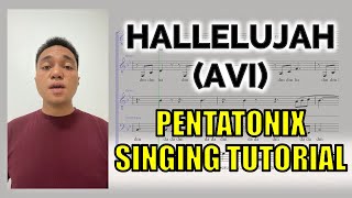 Hallelujah AVI - Pentatonix Singing Tutorial w/ Sheet #PTXRay