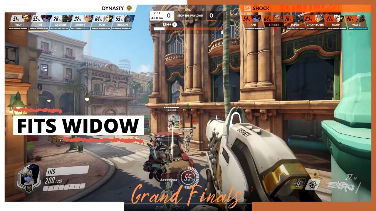 FITS WIDOWMAKER POV  | Seoul Dynasty vs San Francisco Shock | Winners Semifinals | OWL Season 2020