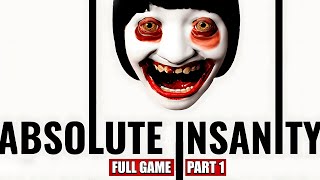 Absolute Insanity Indie Horror Game - Gameplay Walkthrough (Full Game) Part 1{No Commentry} 4K 60FPS