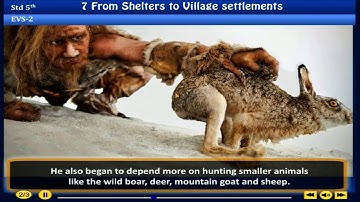 7.From shelter to village settlement  | 5th state board environmental studies