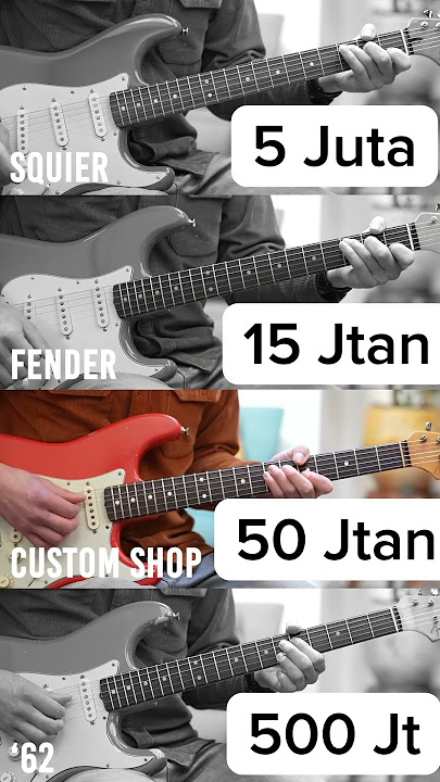 Test kepekaan telinga Anda ! Gitar 5 jt vs 500 juta !