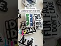 #tiktokmademebuyit #waterproofstickers #stickers #bluecollar #tradework #funnystickers #comedy