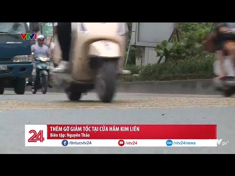 Video Thêm gờ giảm tốc tại cửa hầm Kim Liên | VTV24 - youtube