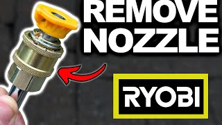 How To Remove Nozzle From Ryobi Pressure Washer