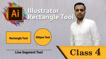 Adobe Illustrator Rectangle Tool Training Tutorial for Beginners in Urdu/Hindi Class 4