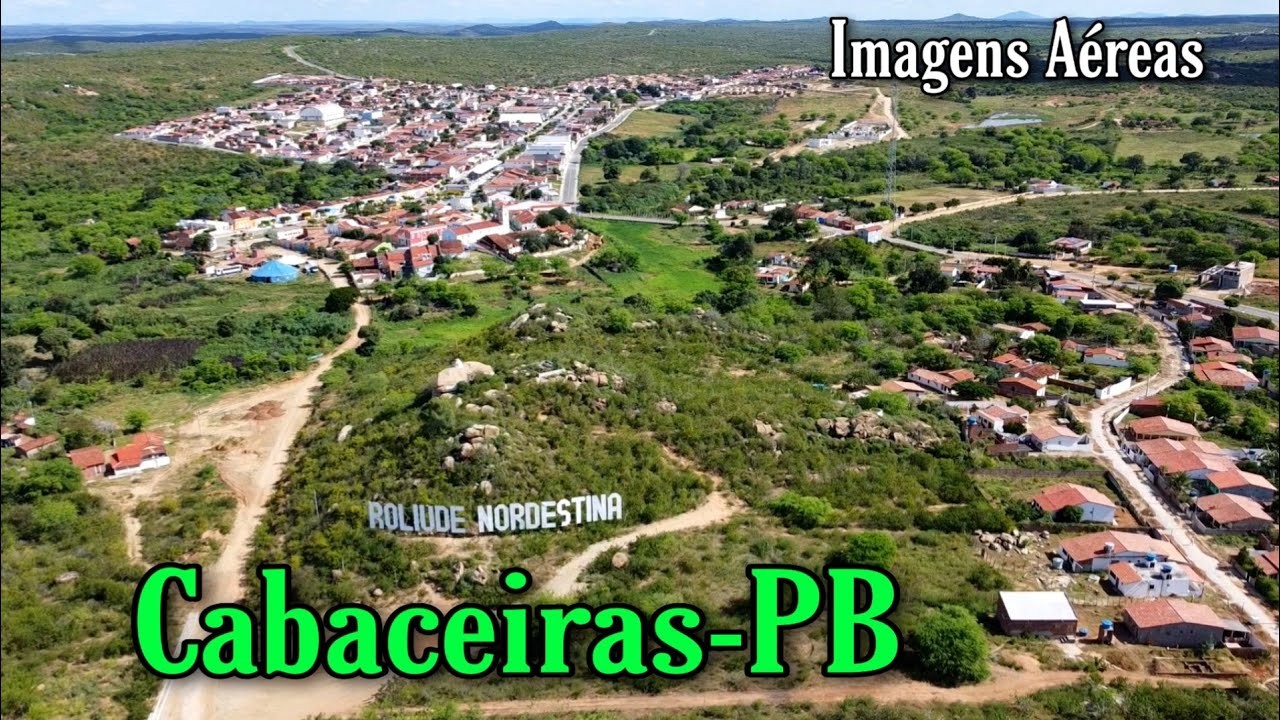 IMAGENS AÉREAS DA CIDADE DE CABACEIRAS-PB Á ROLIÚDE NORDESTINA VISTA DE CIMA (INÉDITO) #cabaceiras