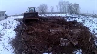 Обучение при работе с плохим грунтом, LW300F в роли бульдозера часть 2 Обучение при работе с плохим грунтом, LW300F в роли бульдозера часть 2