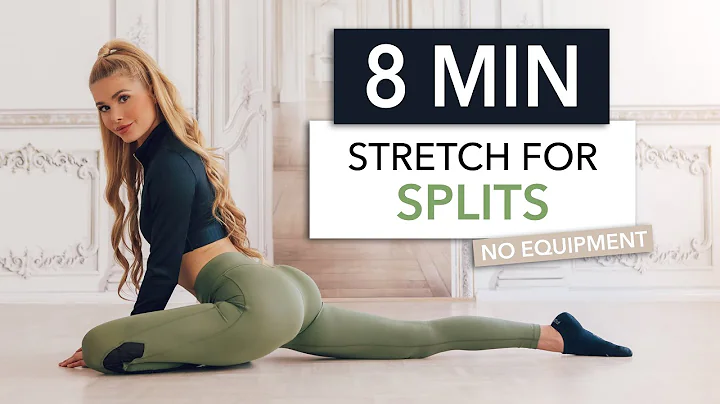 8 MIN STRETCH FOR SPLITS - how to get your front s...