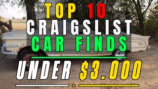 TOP 10 Craigslist Cars For Sale By Owner Under $3,000