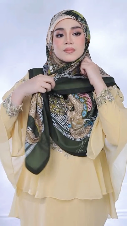 Rahasia Hijab Segiempat Simple, Bikin Wajah Terlihat Fresh & Modis! #hijabstyle #tutorialhijabmudah