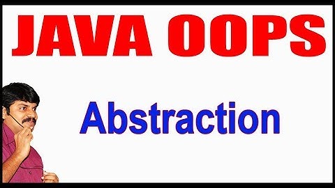 Java Tutorials || Java OOPS  ||  Abstraction || by Durga Sir