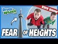 Kids overcome fear of heights 1000 feet in the air