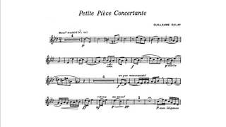 Guillaume Balay: Petite Pièce Concertante (David Brown, trumpet)