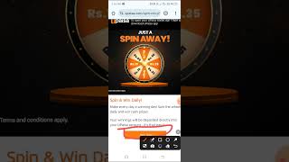 Free Easypaisa Jazzcash Earning App || Upaisa Spin and Win Offer screenshot 1