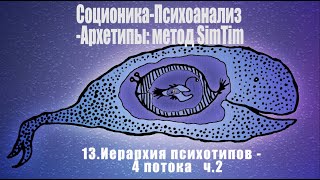 13. Иерархия типов - 4 потока, ч.2. Соционика и психология: метод SimTim.