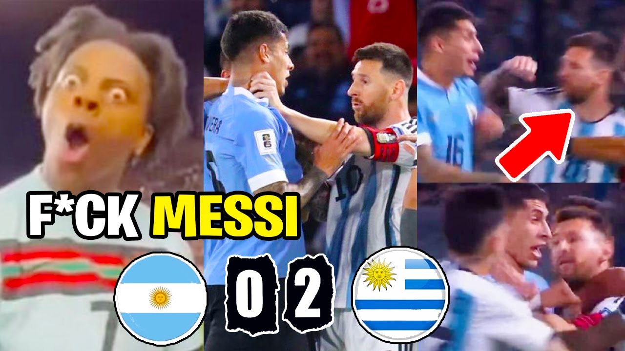 iShowSpeed Reacts to Messi Losing to Uruguay!! (Argentina vs Uruguay)