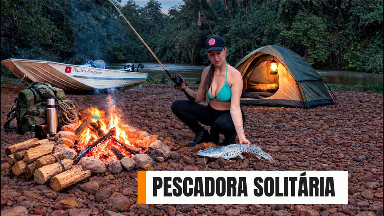 ACAMPEI SOZINHA NA AMAZÔNIA 