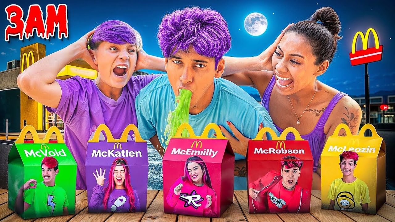 NUNCA PEÇA MC LANCHE FELIZ DO GRUPO DOS ROSAS AS 3:00 HORAS DA MANHÃ! 😱