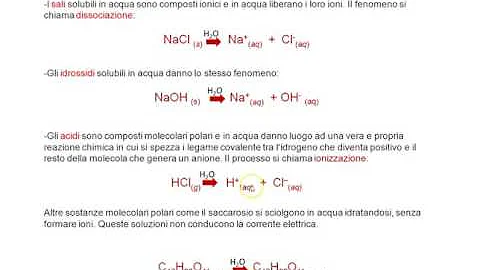 Che cosa si intende per elettrolita?