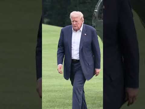 President Trump Returns To The White House