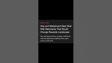 Visa and Mastercard Near Deal With Merchants That Would Change Rewards Landscape