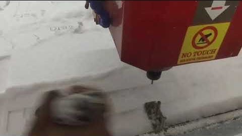 corian sheet 3d work in Cnc machine