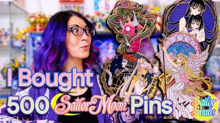 I Bought Over 500 Sailor Moon Pins Pt 1 - My HUGE Enamel Pin Haul! / ARTIST ALLEY