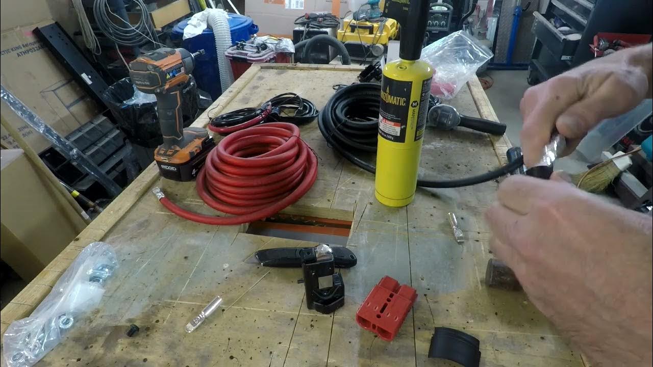 How to crimp Giant wire for a winch Part 1 YouTube