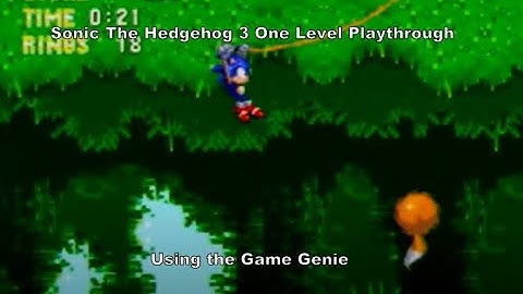 Sonic The Hedgehog 3: One Level Playthrough using the Megadrive