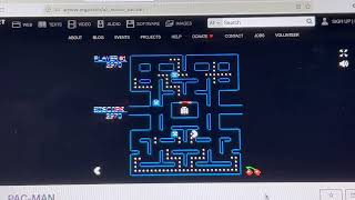 Another video of me playing the Apple II version of Pac-Man.