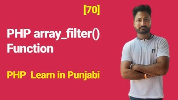 PHP array_filter() Function