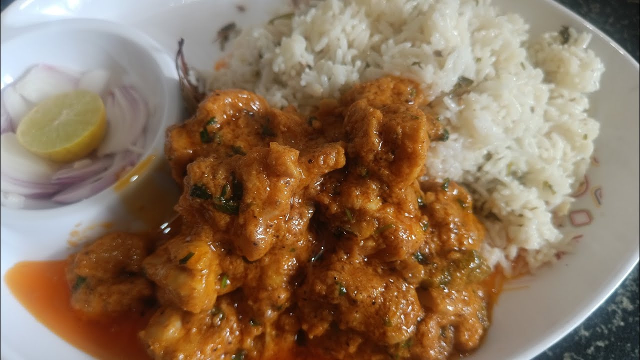 bagara rice with spicy chicken curry 🔥🔥#chickencurry #lathaskitchen # ...