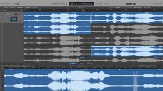 Logic Pro X Comp Swiping Cross-Fades