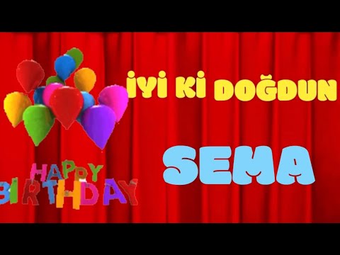 İYİ Kİ DOĞDUN SEMA 4. KOMİK DOĞUM GÜNÜ MESAJI 🎂 *ABİDİN KUKLA*