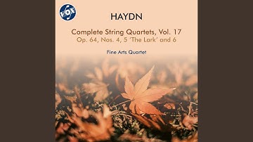 String Quartet in E-Flat Major, Op. 64 No. 6, Hob. III:64 "Tost": I. Allegro