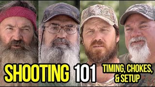 Duck Hunting Tips: Shooting 101 with Phil, Jase, Si and Godwin