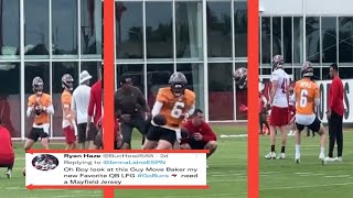 🔥Unbelievable Baker Mayfield 1st Day OTA Practice Highlights😲Watch Fans Crazy Reactions! 🤯