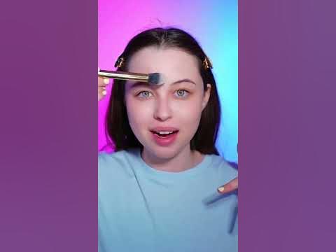 Делаю весь макияж ТОЛЬКО тенями для век 😱 - YouTube