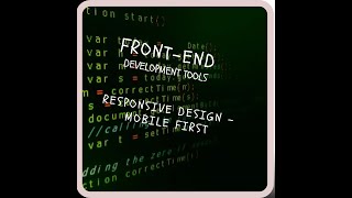 Lesson 20. Responsive Design & Mobile First Approach