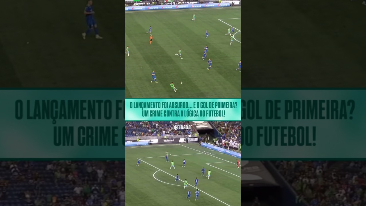 O LANÇAMENTO FOI ABSURDO… E O GOL DE PRIMEIRA? UM CRIME CONTRA A LÓGICA DO FUTEBOL! 