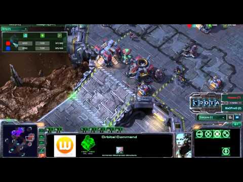 StarCraft 2 - SC229 - Naama (T) vs MaDFroG (Z) on Scrap Station Part 1