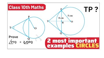 CIRCLES EXAMPLES CLASS 10 || EXAMPLE 2 | EXAMPLE 3 || #class10 #maths