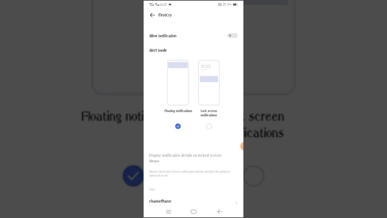 How to disable app notification in phone