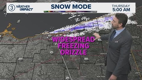 Widespread freezing drizzle: Cleveland weather forecast for Dec. 4, 2025