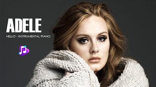 🎵  ADELE - HELLO INSTRUMENTAL PIANO 🎵  [ NO COPYRIGHT MUSIC ] ⚠️