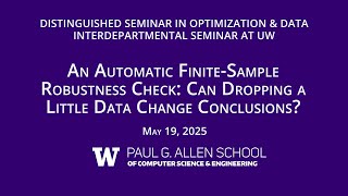 Distinguished Seminar in Optimization & Data: Tamara Broderick (MIT)