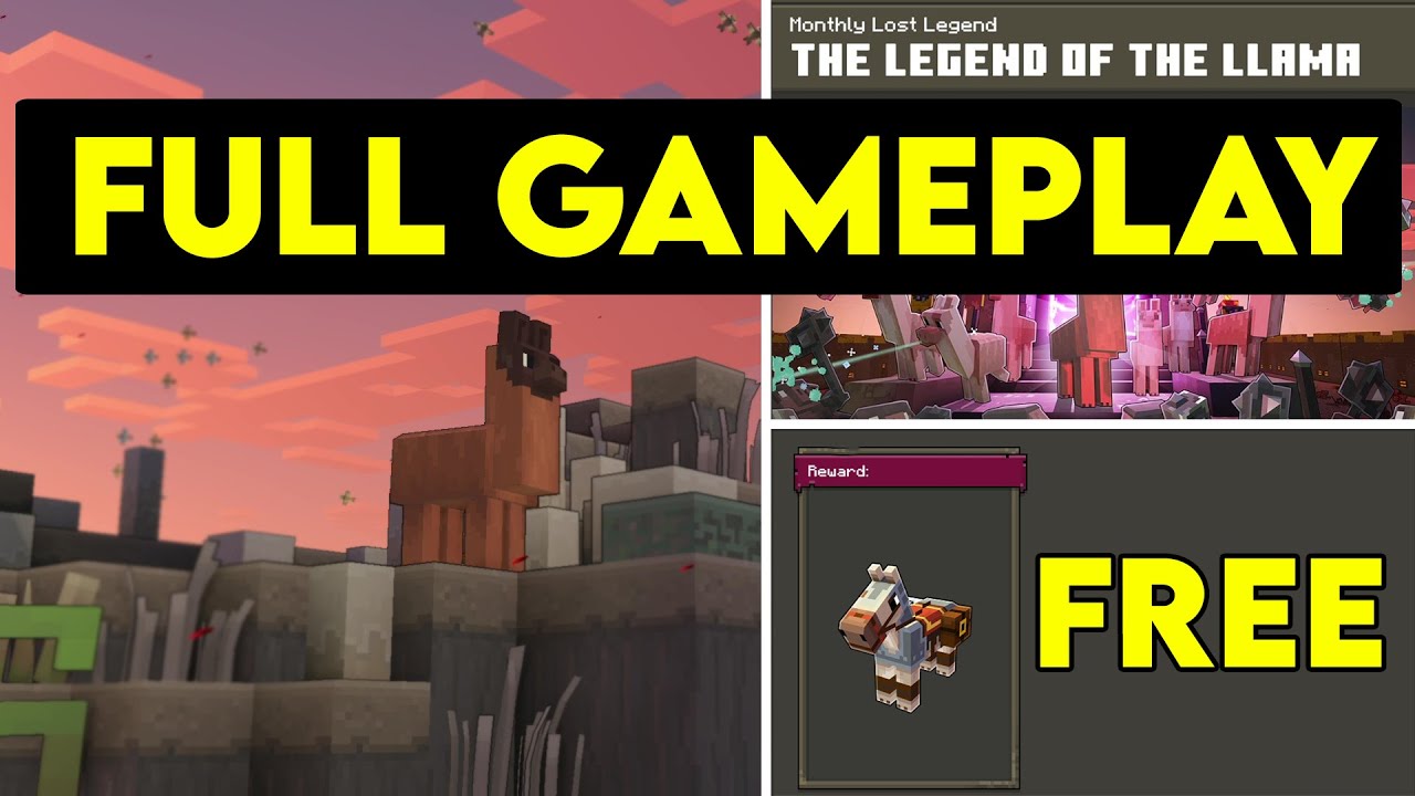 Minecraft Legends: Legend of the Llama Update Detailed